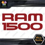 Compatible 1500 Square 2 lines Emblem Logo Trucks Side Decals Stickers Vinyl - Image 9