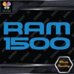 Compatible 1500 Square 2 lines Emblem Logo Trucks Side Decals Stickers Vinyl - Image 10