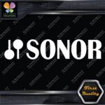 Compatible Sonor Drums Snares Marching Band Name Logo Vinyl Decals Stickers - Image 3