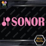 Compatible Sonor Drums Snares Marching Band Name Logo Vinyl Decals Stickers - Image 21