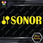 Compatible Sonor Drums Snares Marching Band Name Logo Vinyl Decals Stickers - Image 5