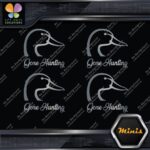 Gone Hunting Duck Head Sports Animals Pack of 4 MINI SIZE Decals Stickers Vinyl - Image 18