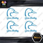 Gone Hunting Duck Head Sports Animals Pack of 4 MINI SIZE Decals Stickers Vinyl - Image 10