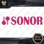 Compatible Sonor Drums Snares Marching Band Name Logo Vinyl Decals Stickers - Image 30