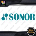 Compatible Sonor Drums Snares Marching Band Name Logo Vinyl Decals Stickers - Image 28