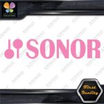 Compatible Sonor Drums Snares Marching Band Name Logo Vinyl Decals Stickers - Image 29