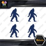 Bigfoot Sasquatch Yeti Walking Beard Pack of 4 MINI SIZE Decals Stickers Vinyl - Image 12