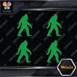 Bigfoot Sasquatch Yeti Walking Beard Pack of 4 MINI SIZE Decals Stickers Vinyl - Image 14