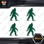 Bigfoot Sasquatch Yeti Walking Beard Pack of 4 MINI SIZE Decals Stickers Vinyl - Image 16