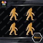 Bigfoot Sasquatch Yeti Walking Beard Pack of 4 MINI SIZE Decals Stickers Vinyl - Image 17