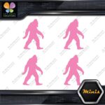 Bigfoot Sasquatch Yeti Walking Beard Pack of 4 MINI SIZE Decals Stickers Vinyl - Image 21