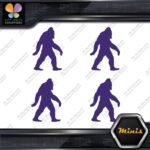 Bigfoot Sasquatch Yeti Walking Beard Pack of 4 MINI SIZE Decals Stickers Vinyl - Image 22