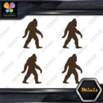 Bigfoot Sasquatch Yeti Walking Beard Pack of 4 MINI SIZE Decals Stickers Vinyl - Image 24