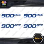 Compatible 900 Ace Ski-Doo Snowmobile Pack of 4 MINI SIZE Decals Stickers Vinyl - Image 11