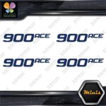 Compatible 900 Ace Ski-Doo Snowmobile Pack of 4 MINI SIZE Decals Stickers Vinyl - Image 12
