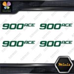 Compatible 900 Ace Ski-Doo Snowmobile Pack of 4 MINI SIZE Decals Stickers Vinyl - Image 16
