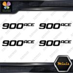 Compatible 900 Ace Ski-Doo Snowmobile Pack of 4 MINI SIZE Decals Stickers Vinyl