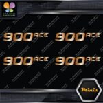 Compatible 900 Ace Ski-Doo Snowmobile Pack of 4 MINI SIZE Decals Stickers Vinyl - Image 19