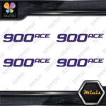 Compatible 900 Ace Ski-Doo Snowmobile Pack of 4 MINI SIZE Decals Stickers Vinyl - Image 22