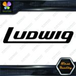 Compatible Ludwig Drums Modern Logo Musical Instruments Vinyl Decals Stickers