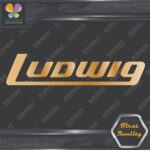 Compatible Ludwig Drums Modern Logo Musical Instruments Vinyl Decals Stickers - Image 19