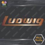 Compatible Ludwig Drums Modern Logo Musical Instruments Vinyl Decals Stickers - Image 21