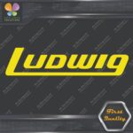 Compatible Ludwig Drums Modern Logo Musical Instruments Vinyl Decals Stickers - Image 7