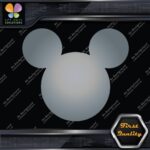 Compatible Mickey Mouse Head Face Simple Silhouette Decals Stickers Vinyl - Image 17