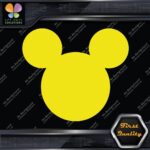 Compatible Mickey Mouse Head Face Simple Silhouette Decals Stickers Vinyl - Image 6