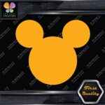 Compatible Mickey Mouse Head Face Simple Silhouette Decals Stickers Vinyl - Image 7