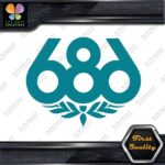 Compatible 686 Snowboards Logo Apparel Clothing Sports Ski Decals Stickers Vinyl - Image 14