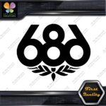 Compatible 686 Snowboards Logo Apparel Clothing Sports Ski Decals Stickers Vinyl