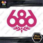 Compatible 686 Snowboards Logo Apparel Clothing Sports Ski Decals Stickers Vinyl - Image 21