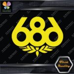 Compatible 686 Snowboards Logo Apparel Clothing Sports Ski Decals Stickers Vinyl - Image 7