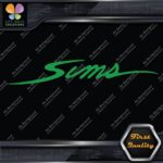 Compatible Sims Snowboards Script Name Letters Sports Logo Decals Stickers Vinyl - Image 14