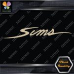 Compatible Sims Snowboards Script Name Letters Sports Logo Decals Stickers Vinyl - Image 23