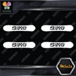 Compatible Sims Wavy Snowboards Hollow Pack of 4 MINI SIZE Decals Stickers Vinyl - Image 3