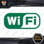 Compatible Wifi Wi-Fi Wi Fi Hotspot Store Sign Rectangle Decals Stickers Vinyl - Image 15