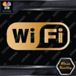 Compatible Wifi Wi-Fi Wi Fi Hotspot Store Sign Rectangle Decals Stickers Vinyl - Image 17