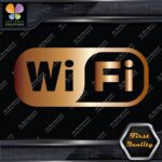 Compatible Wifi Wi-Fi Wi Fi Hotspot Store Sign Rectangle Decals Stickers Vinyl - Image 19