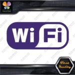 Compatible Wifi Wi-Fi Wi Fi Hotspot Store Sign Rectangle Decals Stickers Vinyl - Image 22