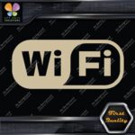 Compatible Wifi Wi-Fi Wi Fi Hotspot Store Sign Rectangle Decals Stickers Vinyl - Image 23