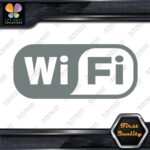 Compatible Wifi Wi-Fi Wi Fi Hotspot Store Sign Rectangle Decals Stickers Vinyl - Image 4