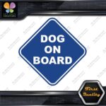 Dog On Board Warning Sign Diamont Letters Cars Trucks Vinyl Decals Stickers - Image 11