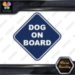 Dog On Board Warning Sign Diamont Letters Cars Trucks Vinyl Decals Stickers - Image 12