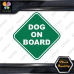 Dog On Board Warning Sign Diamont Letters Cars Trucks Vinyl Decals Stickers - Image 15