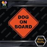 Dog On Board Warning Sign Diamont Letters Cars Trucks Vinyl Decals Stickers - Image 7