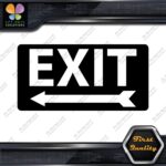 Exit Sign Arrow Poiting Left Indications No Background Decals Stickers Vinyl - Image 4