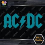 ACDC AC-DC AC DC AC/DC Rock Band Logo With Lightning Flash Vinyl Decals Stickers - Image 13