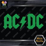 ACDC AC-DC AC DC AC/DC Rock Band Logo With Lightning Flash Vinyl Decals Stickers - Image 14